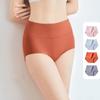 LANGSHA 4Pcs High Waist Cotton Panties Women's Underwear Large Size M-3XL Breathable Girls Briefs