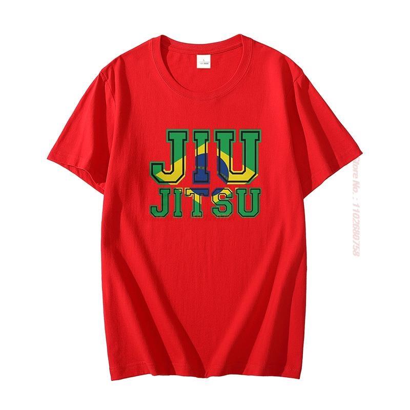 Unisex Tshirts Summer Cotton Unisex Tshirt Flag Bjj Tee Brazilian Jiu Jitsu Teeshirt Unisexs Short Sleeve Tshirt Summer Unisexs Clothing