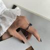 Серебряное кольцо с натуральным сапфиром, фианитами, вес изделия 2,96 гр (2180999)