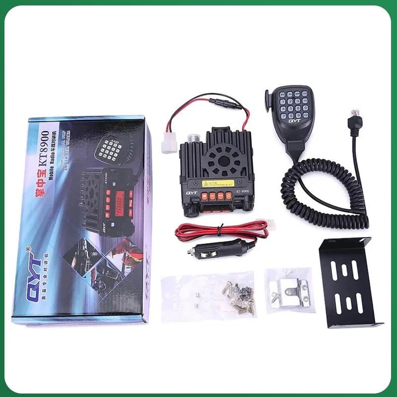QYT KT-8900 Mini Mobile Radio VHF UHF 25W Max Power Car Walkie Talkie 200 Channel Ham Amateur Commercial  Wireless Communication
