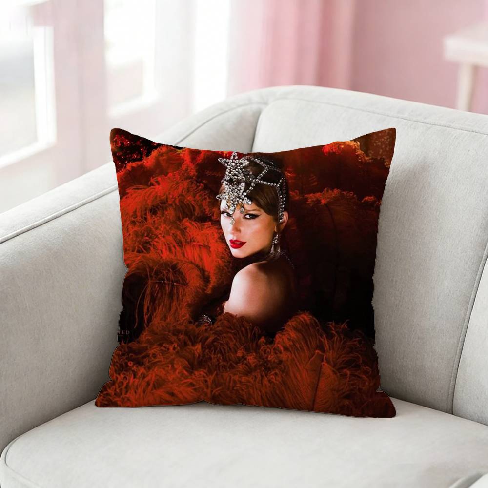 TS The Life of a Showgirl Pillow Case Pattern Printed Pillowcase For Living Room Sofa Cushion Cover