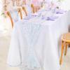 Glitter Mermaid Theme Table Runner Rectangular Table Cover Gorgeous Table Cloth  Wedding