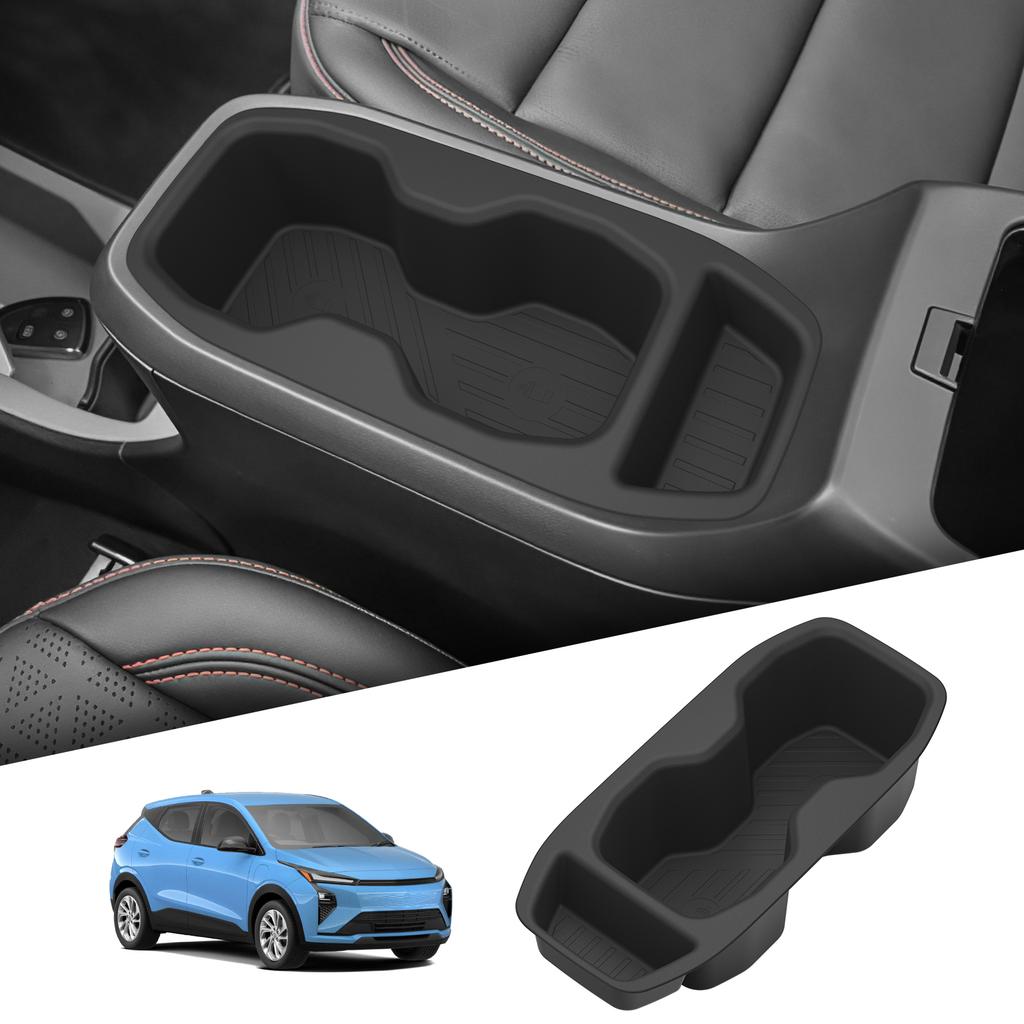 Smabee Для Chevrolet Chevy Bolt + TPE Автомобильный держатель для стакана на центральной консоли Противоскользящая подкладка для держателя стакана Аксессуары для интерьера Черный