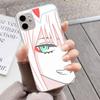 YNDFCNB Zero Two Darling in the FranXX жесткий чехол для телефона с изображением аниме для iPhone 13 11 12 pro XS MAX 8 7 6 6S Plus X 5S SE 2020 XR Fundas