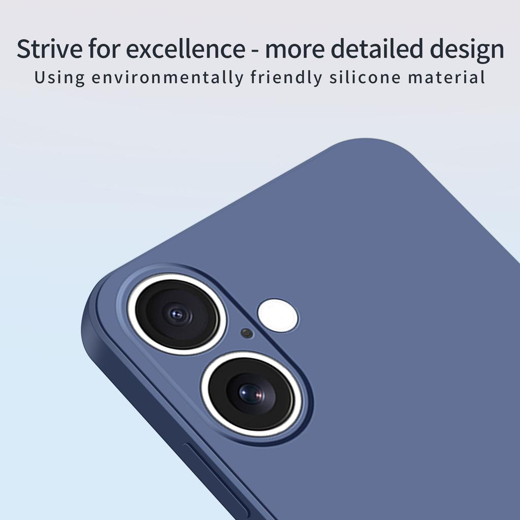 For iPhone 16 Case MOFI Skin Touch Soft TPU Protective Phone Cover