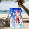 Customizable personalized beach towels Genshin Impact characters themed designs.Suitable for the beach, yoga, sports;ideal as beach accessories