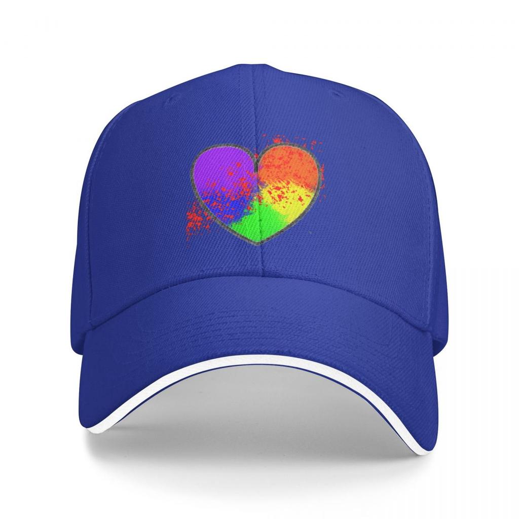 Бейсбольная кепка Scarlet Rainbow Heart Hat Trucker Hat Хип-хоп Лошадиная шляпа Женская пляжная аутлет Унисекс