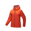 Outdoor Series Solid Color Zipper Hooded Comfortable Versatile Breathable Wear-Resistant Jacket Women Jacket Flame-Orange-Red 962516601-4