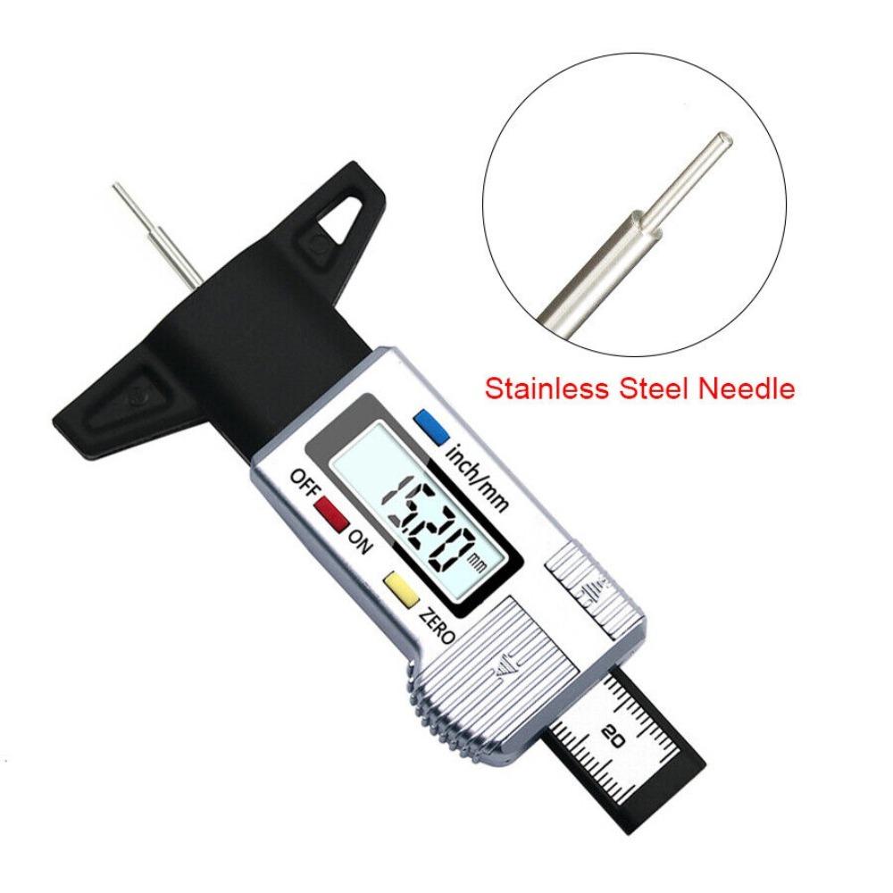 Depth Caliper Measuring Tools Meter Thickness Gauges Depth Gauge Tire Wear Detection Car Tire Tread