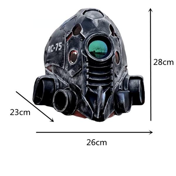 Новый Киберпанк Шлем Стимпанк Маска Фестиваль Призраков Стимпанк Робот Латексная Маска Головной Убор