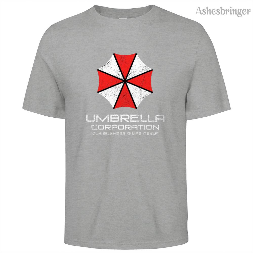 Мужская хлопковая футболка с графикой Umbrella Corporation, уличная повседневная футболка для мужчин и женщин
