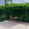 Garden Pergola Antique Brown 6 x 3 x 2.5 m Iron