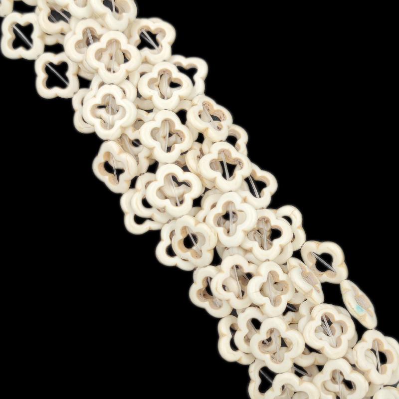 Товары для вечеринки Ожерелье Браслет Аксессуары ручной работы Подвеска Свободные бусины Изготовление ювелирных изделий Квадратная морская звезда Цветок Натуральный бирюзовый камень DIY