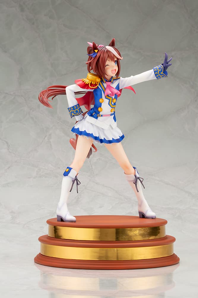 Kotobukiya Фигурка Uma Musume Pretty Derby из серии Tokai Teio выполнена в масштабе ПВХ и окрашена в готовом виде. PV047 [Мечты сбываются!] 1/7