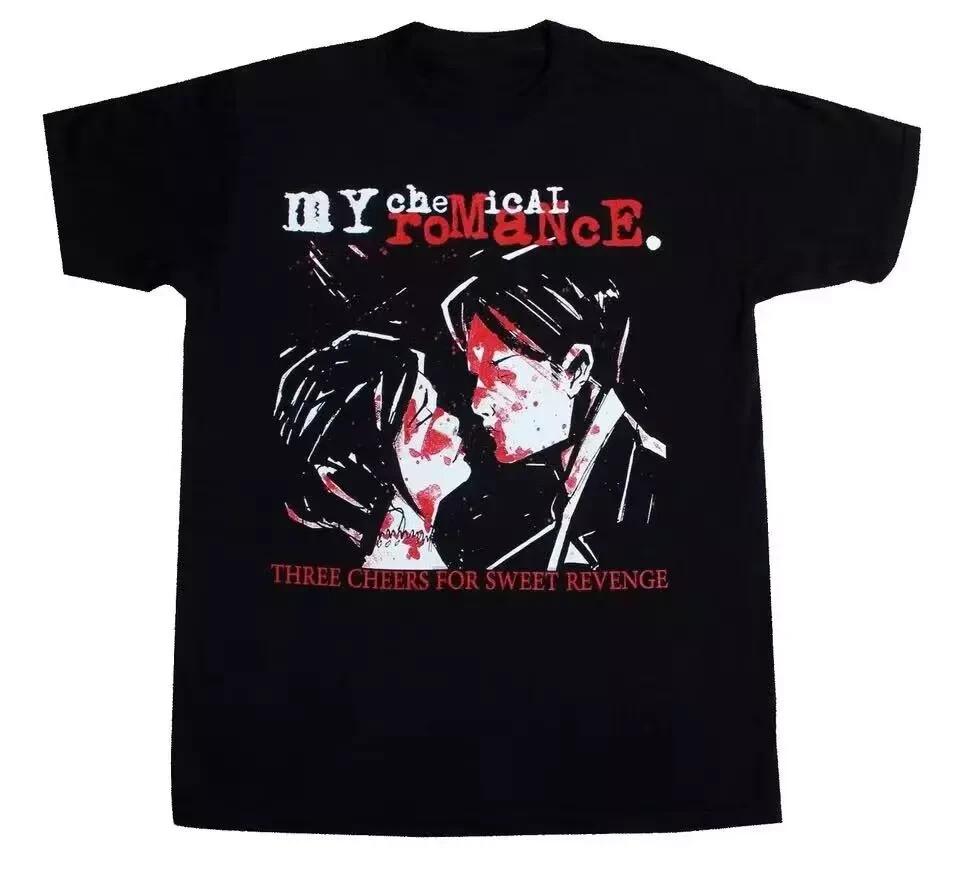My Chemical Romance Группа Черный Хлопок Размер S До 4XL Футболка Унисекс Унисекс Футболка