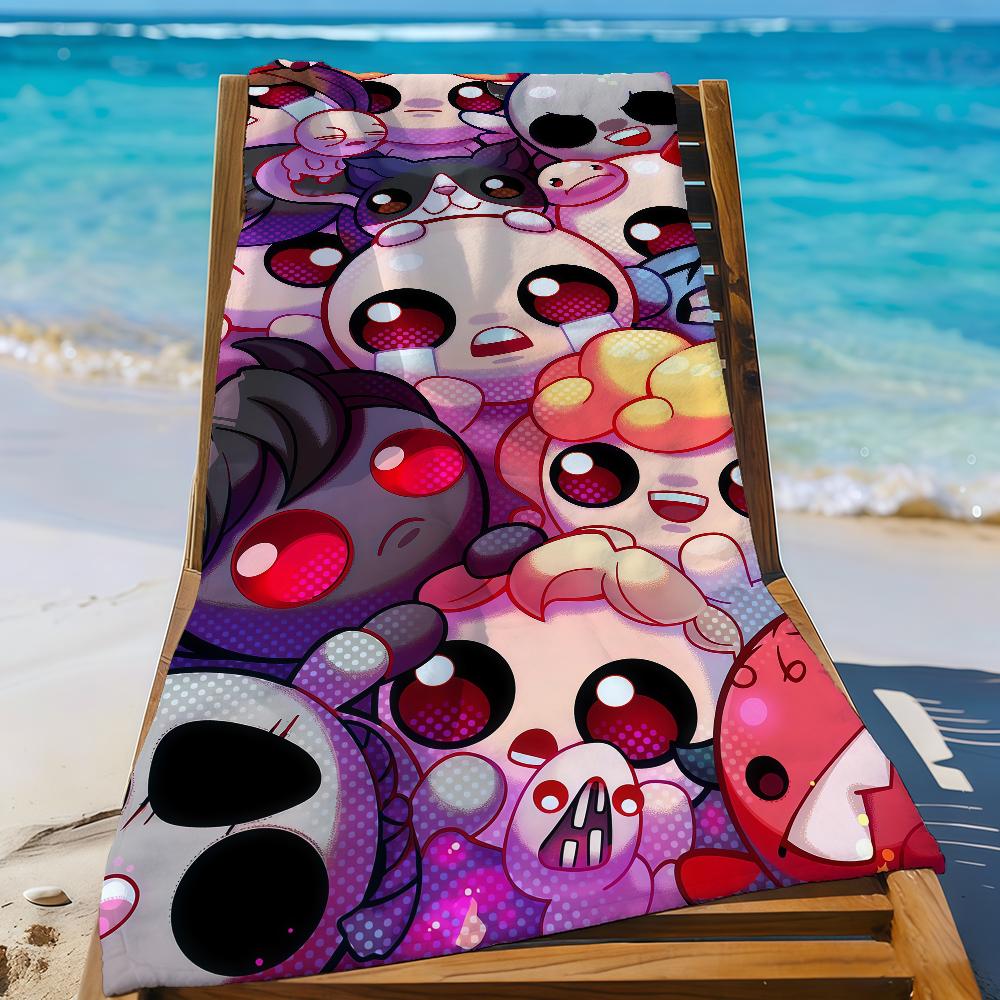 Игровое полотенце The Binding of Isaac Спортивное Быстросохнущее Туристическое Снаряжение для Кемпинга Песозащитное Мягкое Легкое Большое Пляжное Полотенце