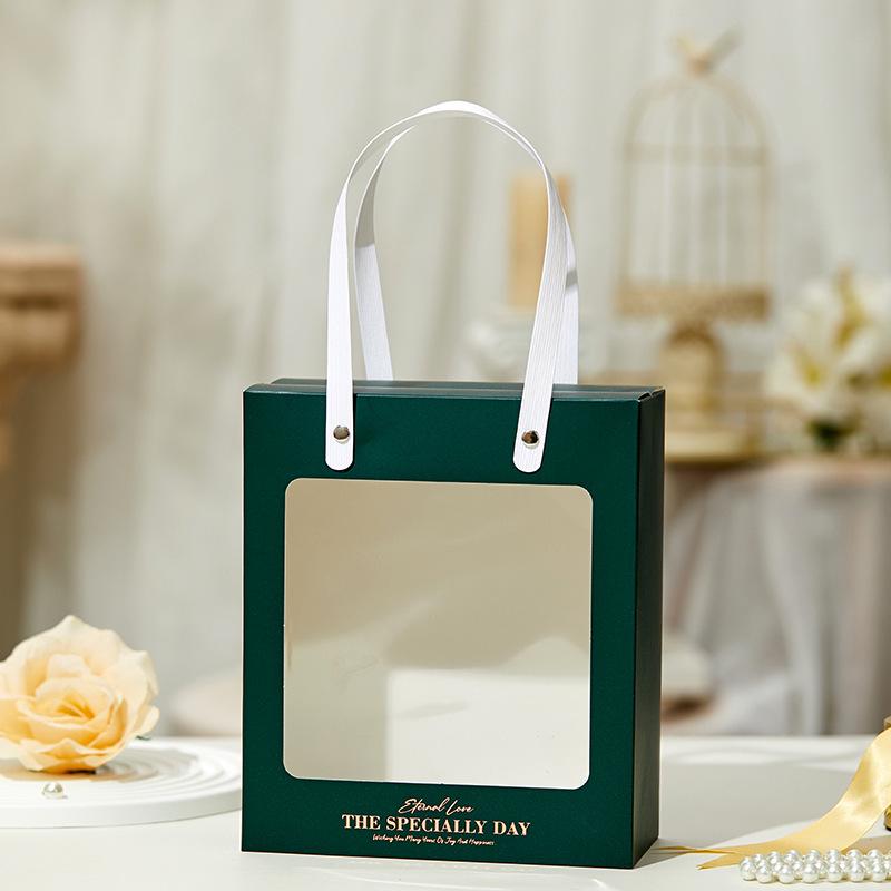 Elegant Transparent Souvenir Gift Bag: Light Luxury for Lipstick & Small Birthday Gifts