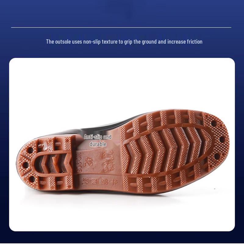 GUAIKEAI Взрослые короткие резиновые сапоги без подкладки