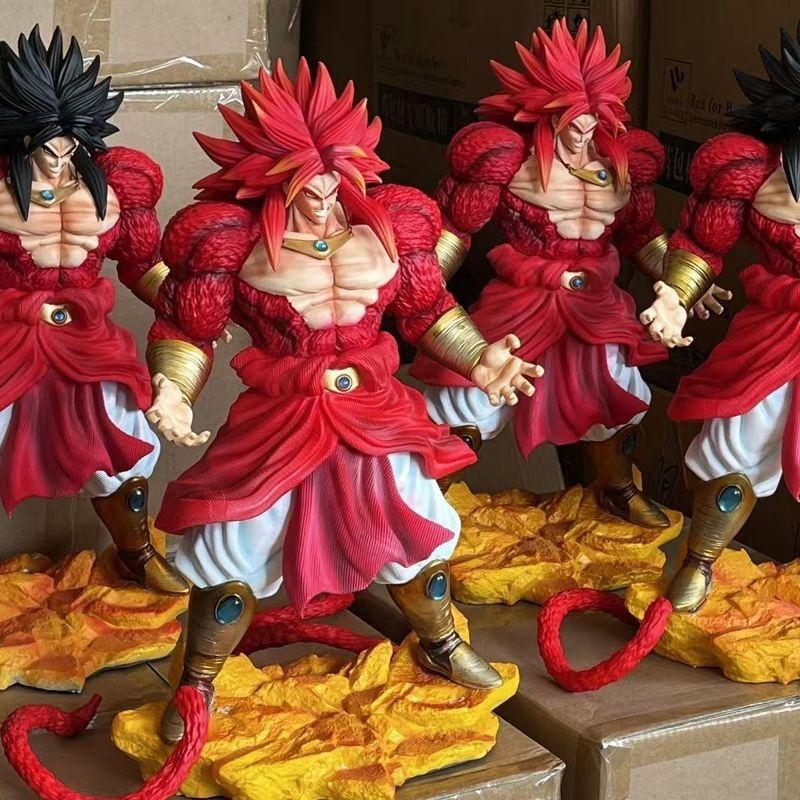 Горячая фигурка Броли Супер Сайян 4 с красными волосами из Dragon Ball Z, 30 см, Премиум, Высококачественная статуэтка, Коллекционная модель из аниме, Игрушка, Подарок