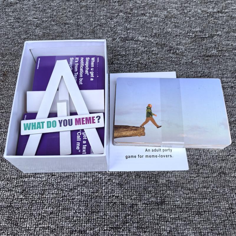 Английская версия карточной игры what do you meme настольная игра для вечеринок интерактивная карта