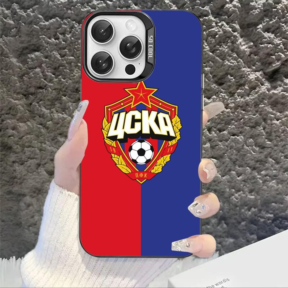 Hot Russia PFC CSKA Moscow Phone Case For IPhone 16 15 14 13 12 11 Pro Max X XR XSMAX 8 7 Plus Matte Shockproof Back Cover