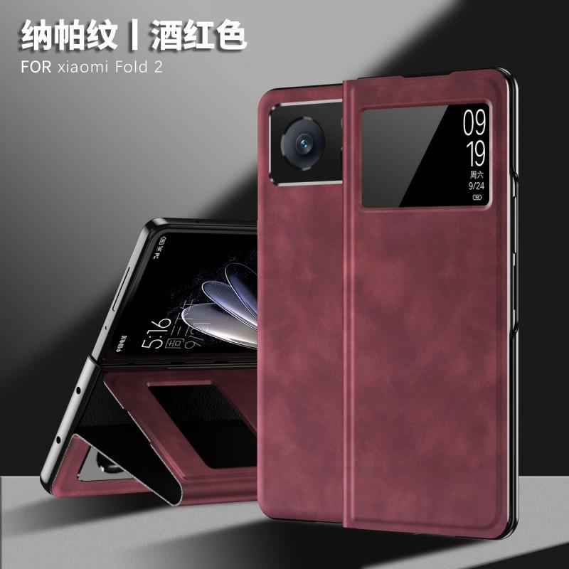 Premium Leather Case Mix Fold 2 Full Coverage Shockproof Folio With Stand Magnetic Anti-Fingerprint Finish