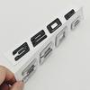 AAAOQ1 3D ABS Chrome Car Letters Logo 320e Rear Trunk Badge Emblem Sticker For BMW 3 Series EV 320e Auto Tail Marking Accessories
