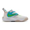 Nike Team Hustle D11 GS Pale Ivory Action Green Kids Sneakers Cream White Sanddrift FN8904-131
