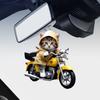 Super Cute Car Mirror Hanging Ornament with Lanyard Easy To Hang Xmas Tree Cat Shaped ADM
