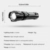 High Strong Power Led Flashlights EDC Tactical Zoomable Torch 3 Modes USB-C Rechargeable Work Fishing Emergency Defense Lantern