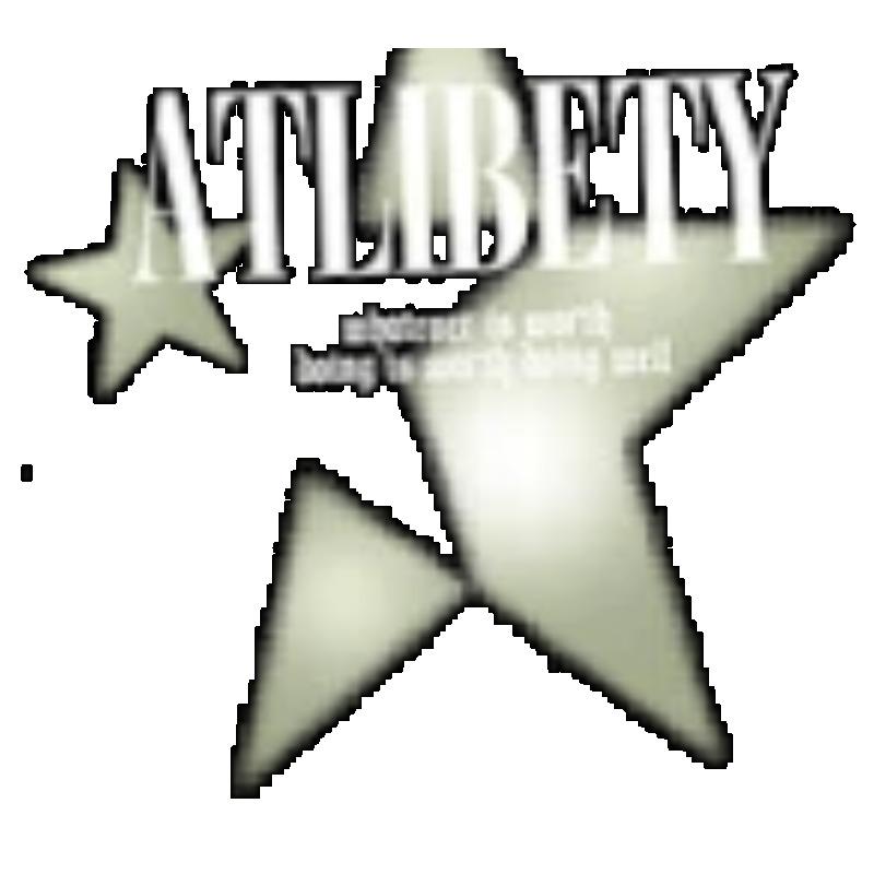 Повседневная свободная футболка с принтом черной звезды и текстом ATLIBETY Женский модный топ для повседневной носки и уличного стиля