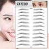 Eyebrow Sticker Waterproof Hair-Like 3D Long Lasting Eyebrows Tattoo Makeup Patches for Female