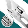 New Anti-Splash Slant Edge Nail Clipper Stainless Steel Trim Nails Fingernail Clipper Eagle Beak Nail Clipper