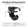Motorcycle Foldable Cup Holder Lightweight Adjustable Black Water Bottle Mount for Electric Bicycle Sport Cycling Accessories Cup Holders 5