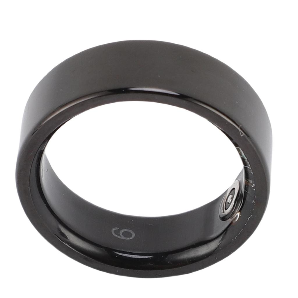 Умное кольцо здоровья для женщин и мужчин, фитнес-трекер, подсчет шагов, запись сна и спорта, водонепроницаемость IP68, KR3, черный, размер