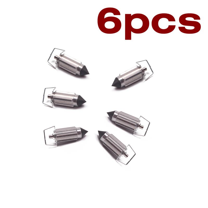6 Pcs Carburetor Valve Needles Repair Part For PZ16 PZ19 PZ20 PZ22 PZ26 PZ27 PZ30 CG125 GY6 50 125CC Motorcycle Parts