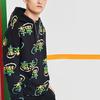 Мужские толстовки с капюшоном Li Ning All Over Print Loose Fit, черные AWDQ879-2