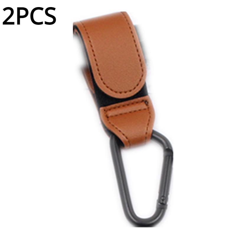 Leather Baby Bag Stroller Hook Pram Rotate 1/2pcs 360 Degree Rotatable Cart Organizer Pram Hook Stroller Accessories