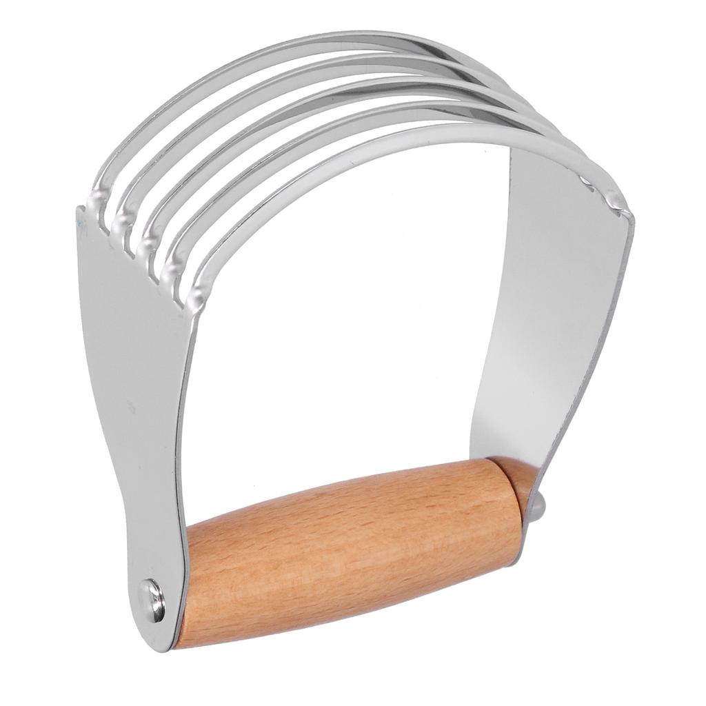 Stainless Steel Dough Blender Pastry Blender and Dough Cutter Professional Pastry Cutter with Heavy Duty Blades