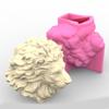 3D Lion Heads Candle Silicone Mold for Handmade Desktop Decor Gypsum Epoxy Resin Aroma Candle Mould for Home Decorations
