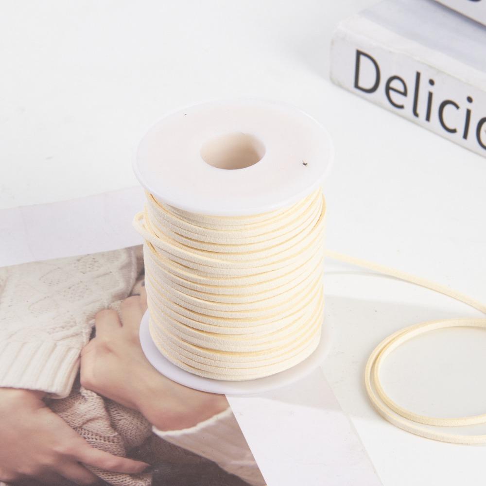 3 мм искусственная замша плетеный шнур плоский замшевый шнур новый DIY веревка ручной работы