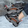 TUINANLE Kids Winter Climbing Shoes Thick Plush Warm Anti-skid Sneaker Boys' Outdoor Casual Cotton Shoes