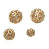 Copper Micro Inlaid Zircon Drill Ball Beads For DIY Earring Bracelet Necklace Jewelry Making Craft Accessories