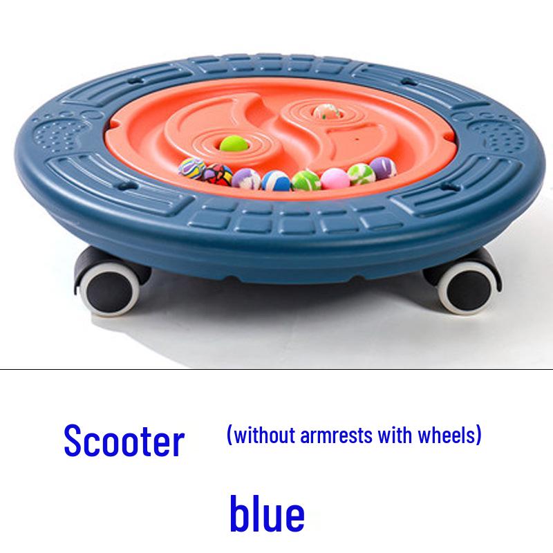 Детский сенсорный тренировочный самокат и набор балансировочных дисков