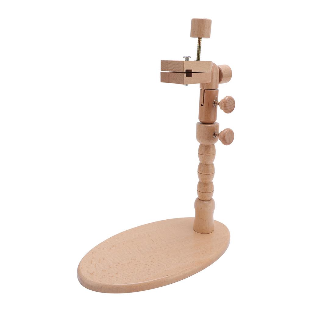 Подставка для вышивальных пялец, вращающаяся, регулируемая, держатель для вышивальных пялец из бука для искусства, рукоделия, шитья