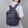 Мужской рюкзак повседневный дорожный сумка для компьютера корейский модный тренд студенческий школьный рюкзак однотонный рюкзак