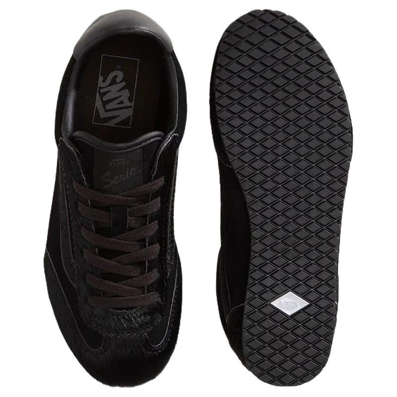 Vans Super Lowpro Pony Hair unisex casual shoes black VN000D83CJK