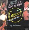 7-дюймовая пластинка OPUS Live Is Life Up And Down 13761 Carrere 1984 Франция Рок Б/у