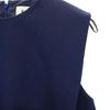 ENFOLD made in Japan No sleeve one piece 36 Navy system Back zip Women Used