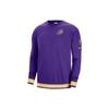 NBA Los Angeles Lakers Courtside Fleece Loose Fit Sweatshirt Purple Men Streetwear DN4707-504